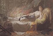 George Hicks Adelaide Maria oil painting reproduction